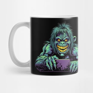 Meet the laughing Halloween monster! Mug